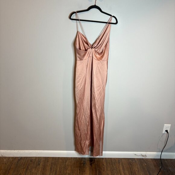 NWT Significant Other Aria Cowl Neck Maxi Dress in Nougat - Picture 7 of 7